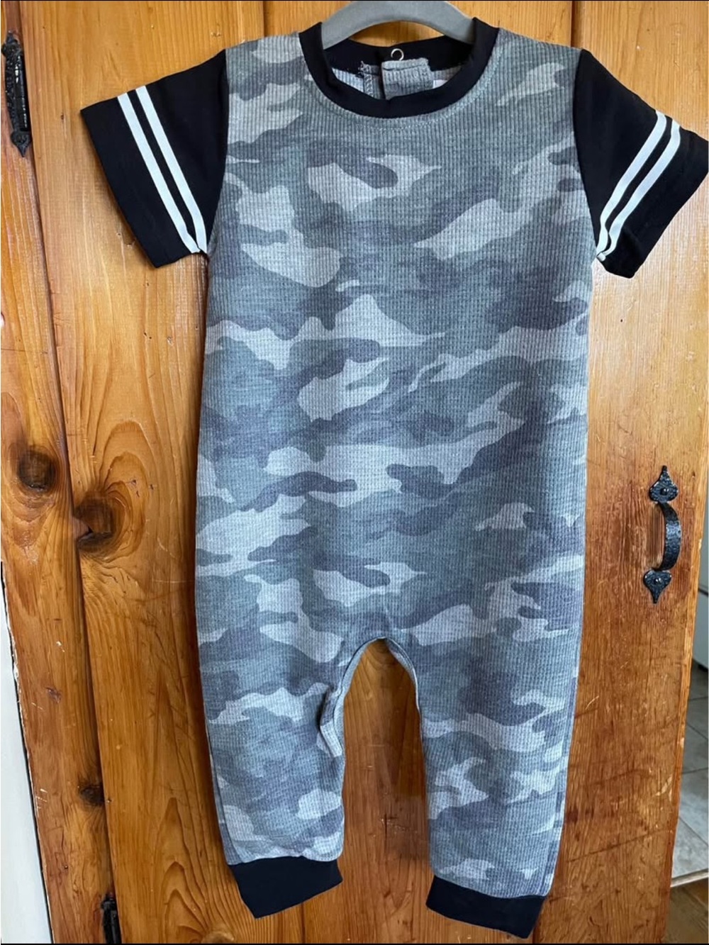 Camo Short-Sleeve Romper
